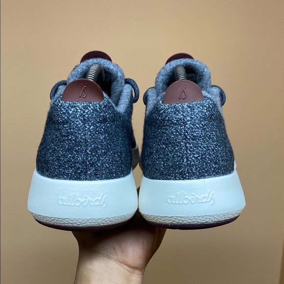 Allbirds Wool Runner Men’s Athletic Shoes “Dark Gray Cream” - Picture 15 of 16